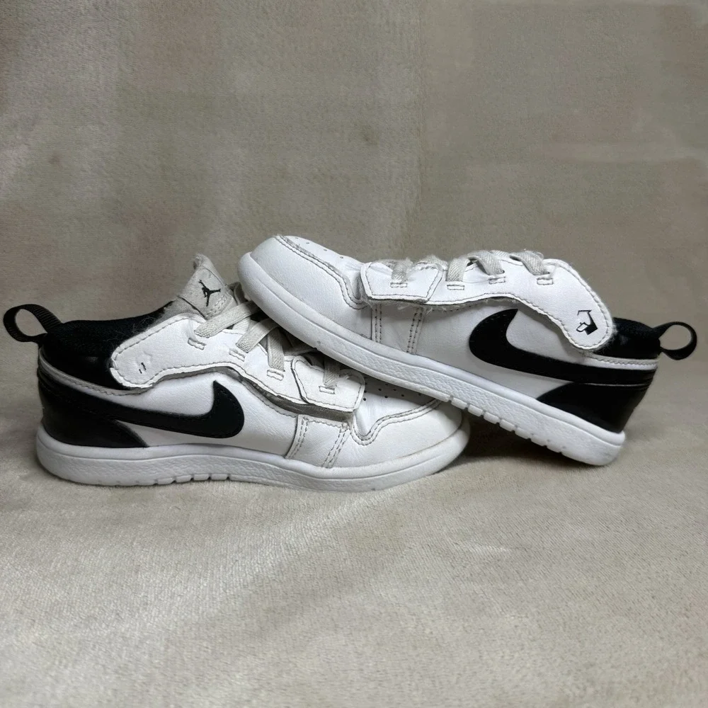 NIKE AIR JORDAN 1 LOW ALT (TD) WHITE/BLACK‎ (DR9747 132) size 9.5 toddler shoes